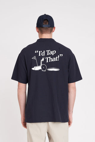 MENS PAR SS POLO/TAP THAT NAVY