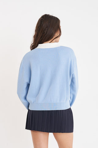 FIELD RUGBY KNIT CLUB BLUE