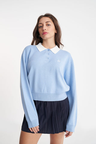 FIELD RUGBY KNIT CLUB BLUE
