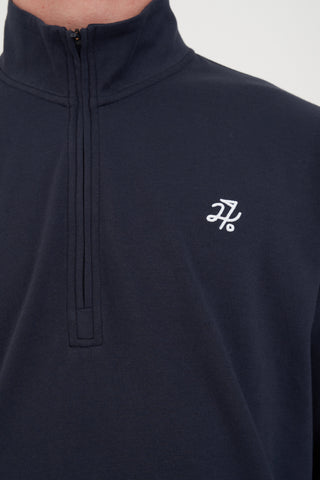 TECH QUARTER ZIP NAVY