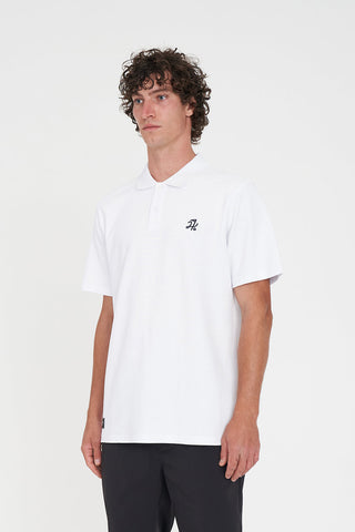 MENS CLASSIC SS POLO WHITE