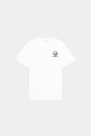 MENS BLOCK TEE 220/ZERO PUTTS CHALK/GREEN