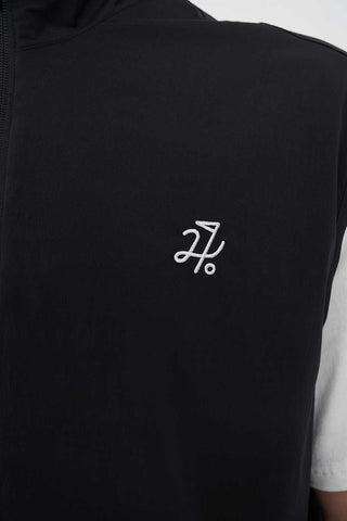 TECH 1/4 ZIP VEST BLACK