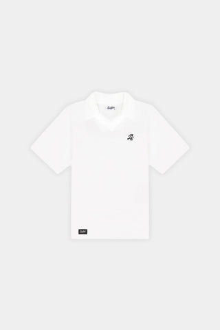 WOMENS TECH BIRDIE SS POLO CHALK