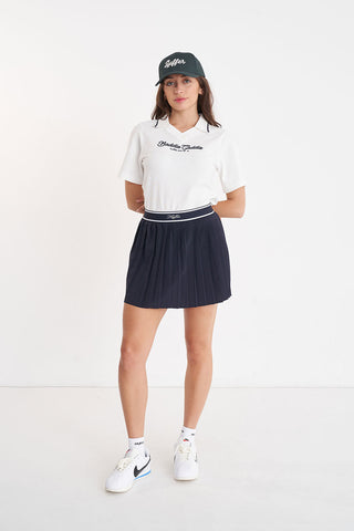 BIRDIE PLEATED GOLF SKORT NAVY