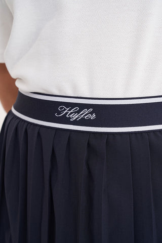 BIRDIE PLEATED GOLF SKORT NAVY