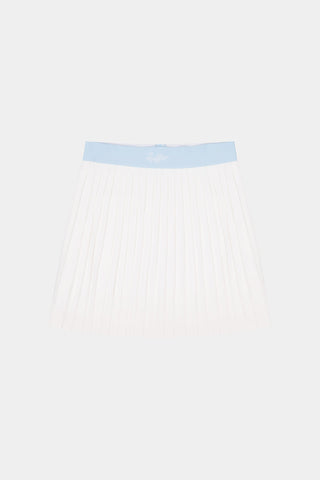 BIRDIE PLEATED GOLF SKORT CHALK