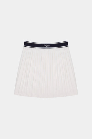 BIRDIE PLEATED GOLF SKORT CHALK/NAVY